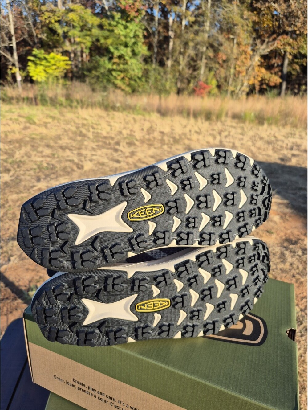 Keen 450 Dirt Hiking Shoes Mens 10 Lace Up Outdoors Sneakers Grey $170 MSRP NEW - Picture 7 of 8